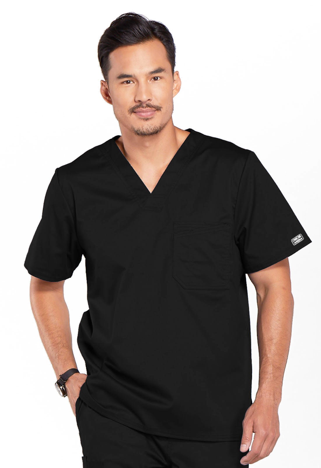 Men's Men's Tuckable V-Neck Top - Black